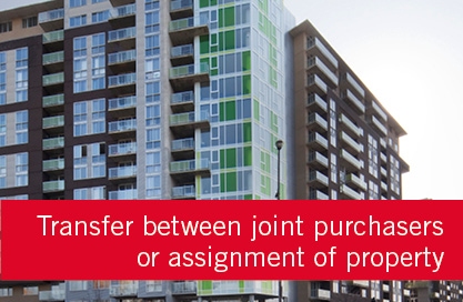 Acheteurs/Reimbursement of the purchase credit/Assignment of property